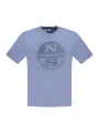 "North Sails T-Shirts im Sale | Kurzarmshirt Rundhals Logo Druck North Sails 996017000 online kaufen"|Planet-Deluxe