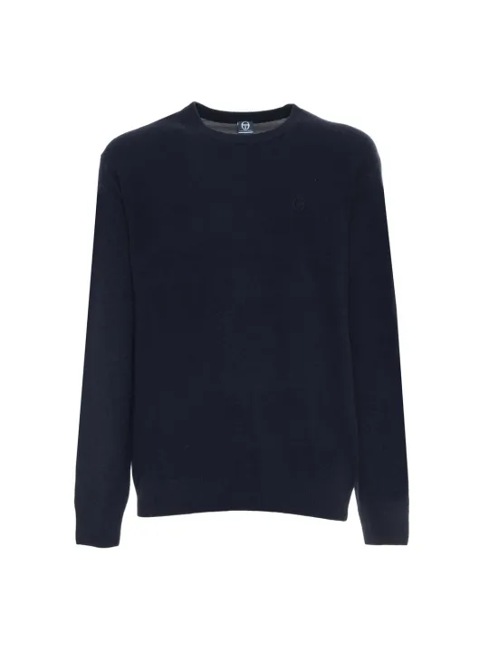 Navy Sergio Tacchini Pullover Blau