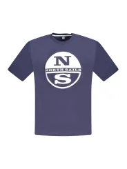"North Sails T-Shirts im Sale | Kurzarmliges Rundhals TShirt mit Logo Druck North Sails online kaufen"|Planet-Deluxe
