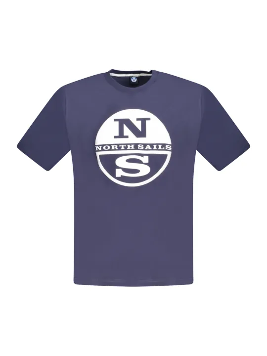 "North Sails T-Shirts im Sale | Kurzarmliges Rundhals TShirt mit Logo Druck North Sails online kaufen"|Planet-Deluxe