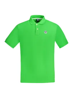 "North Sails Kurzarm Poloshirt mit Logo und 2 Knöpfen"