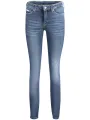 "Calvin Klein Jeans im Sale | Calvin Klein Mid Rise Skinny Jeans mit Wascheffekt und 20% Recycelter Baumwolle - Nachhaltige 5-Pocket-Jeans mit Logo, Knopf und online kaufen"|Planet-Deluxe