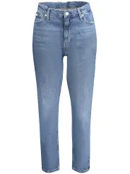 Calvin Klein Damen Mom-Jeans – Nachhaltig im Washed-Look