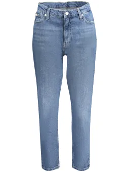 Calvin Klein Damen Mom-Jeans – Nachhaltig im Washed-Look