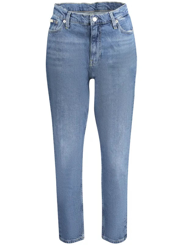 Calvin Klein Damen Mom-Jeans – Nachhaltig im Washed-Look