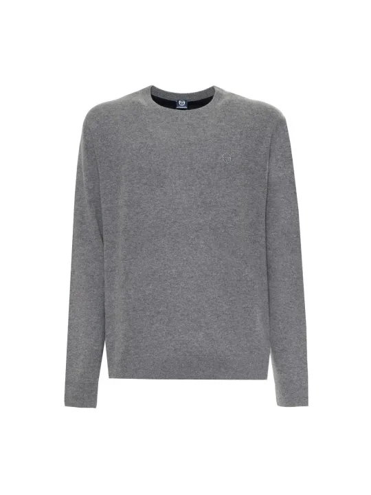 Grauer Kaschmirpullover Sergio Tacchini Herren