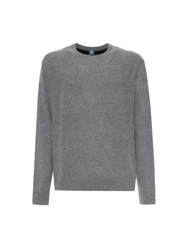 Grauer Kaschmirpullover Sergio Tacchini Herren