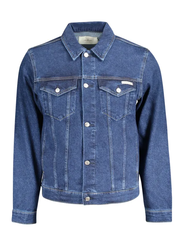 "Calvin Klein Jacken im Sale | Denimjacke mit Taschen und Logo online kaufen"|Planet-Deluxe