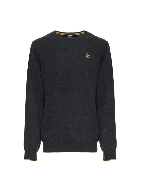 Dunkelgrauer Sergio Tacchini Strickpullover Dunkelgrauer Sergio Tacchini Strickpullover