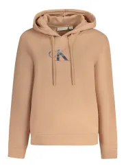 Calvin Klein Hoodie: Logo-Druck, 50% Baumwolle, Langarm