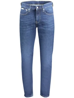 Schlanke Tapered Jeans, 5 Taschen, stilvolles Logo, bequem