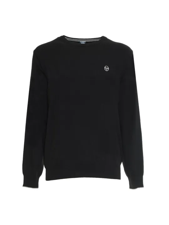 Schwarzes Sergio Tacchini Crewneck Sweatshirt
