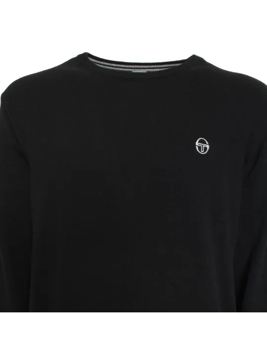 Schwarzer Sergio Tacchini Pullover Herren