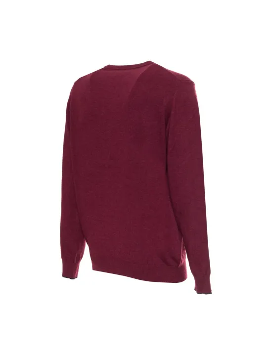 Burgunder Sergio Tacchini Rundhals-Sweatshirt
