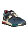 "Blauer Sneakers im Sale | KONTRAST SNEAKER MIT LOGO UND HERAUSNEHMBAREM FUSSBETT online kaufen"|Planet-Deluxe
