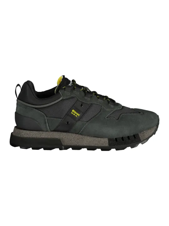 "Blauer Sneakers im Sale | KONTRASTSNEAKER MIT LOGO UND HERAUSNEHMBAREM FUSSBETT online kaufen"|Planet-Deluxe