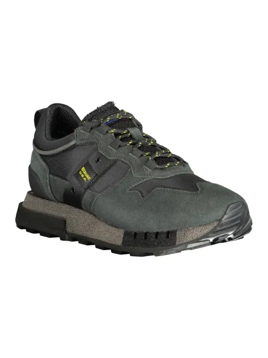 "Blauer Sneakers im Sale | KONTRASTSNEAKER MIT LOGO UND HERAUSNEHMBAREM FUSSBETT online kaufen"|Planet-Deluxe