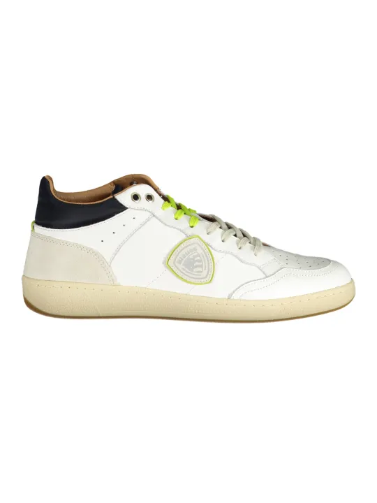 "Blauer Sneakers im Sale | Blauer Sneaker mit Kontrastdetails und herausnehmbarem Fußbett online kaufen"|Planet-Deluxe