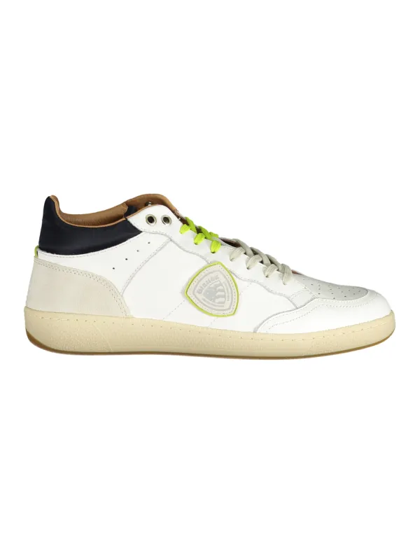 "Blauer Sneakers im Sale | Blauer Sneaker mit Kontrastdetails und herausnehmbarem Fußbett online kaufen"|Planet-Deluxe