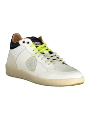 "Blauer Sneakers im Sale | Blauer Sneaker mit Kontrastdetails und herausnehmbarem Fußbett online kaufen"|Planet-Deluxe