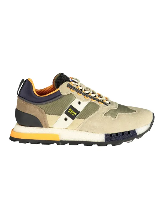 "Blauer Sneakers im Sale | Blauer F4HERON02 Sneakers mit Kontrast und Wechselfußbett online kaufen"|Planet-Deluxe