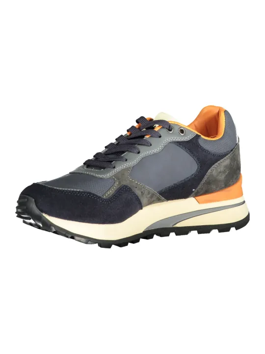 "Blauer Sneakers im Sale | Blauer Sneakers mit Kontrastdetails und Wechsel-Fußbett online kaufen"|Planet-Deluxe