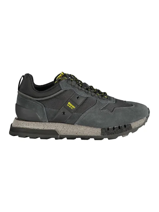 "Blauer Sneakers im Sale | Blauer Sneakers mit Kontrastdetails und Wechselsohle online kaufen"|Planet-Deluxe