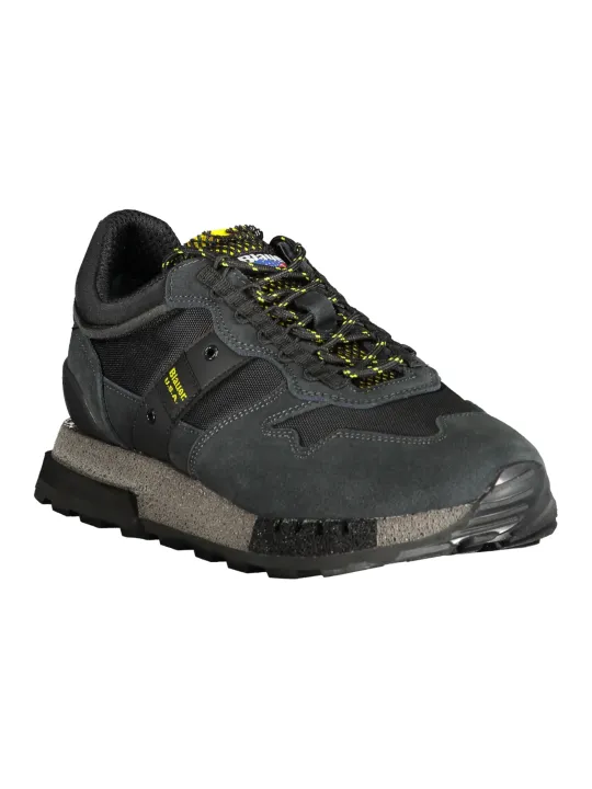 "Blauer Sneakers im Sale | Blauer Sneakers mit Kontrastdetails und Wechselsohle online kaufen"|Planet-Deluxe
