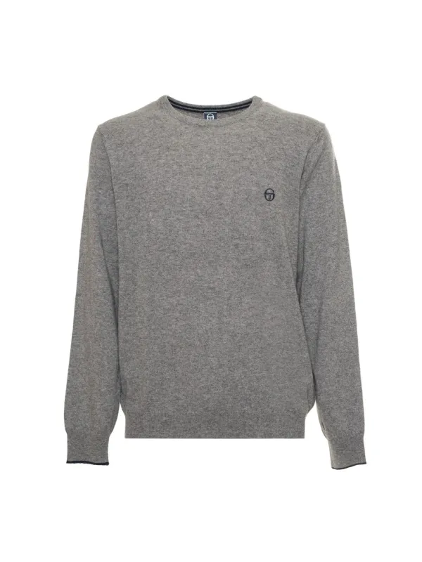 Grauer Sergio Tacchini Pullover mit Logo Grauer Sergio Tacchini Pullover mit Logo