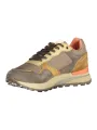 "Blauer Sneakers im Sale | Blauer Kontrast-Sneaker mit Wechselfußbett und Logo online kaufen"|Planet-Deluxe
