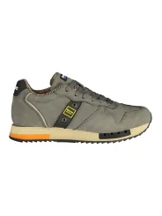 "Blauer Sneakers im Sale | Kontrast Sneaker mit Schnürsenkeln und herausnehmbarem Fußbett online kaufen"|Planet-Deluxe