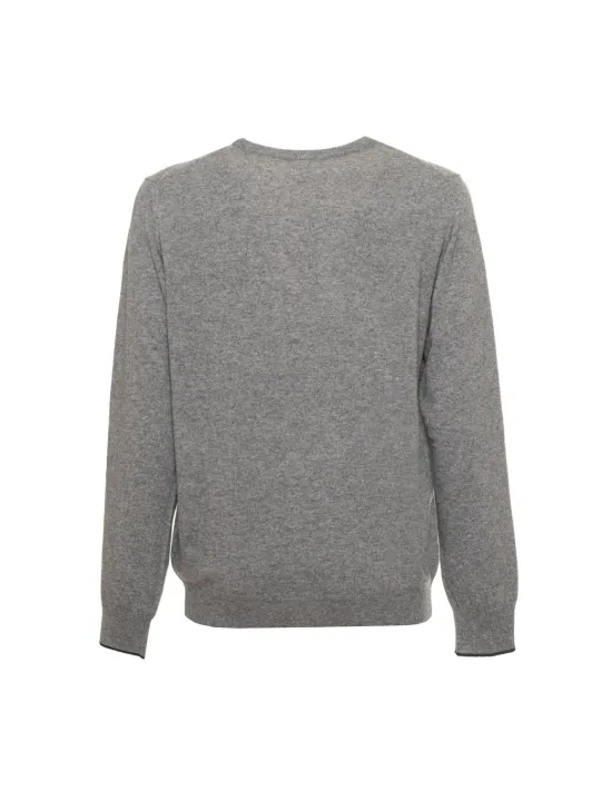 Grauer Sergio Tacchini Melange Pullover