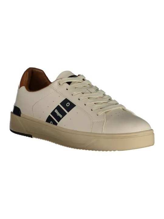"Blauer Sneakers im Sale | Blauer Sneakers mit Kontrastdetails und Einlegesohle online kaufen"|Planet-Deluxe