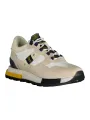 "Blauer Sneakers im Sale | Blauer Kontrast-Sneaker mit Logo und Wechselfußbett online kaufen"|Planet-Deluxe