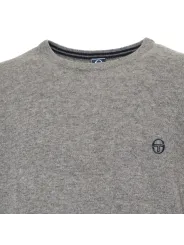 Grauer Sergio Tacchini Baumwollpullover