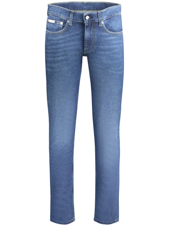 "Calvin Klein Jeans im Sale | SLIM FIT JEANS MIT LOGO UND 5 TASCHEN online kaufen"|Planet-Deluxe
