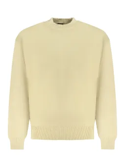 "Nachhaltiger Langarm-Pullover aus Bio-Baumwolle mit Logo"