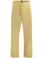 Chinohose Gerade Baumwolle mit 5 Taschen & Logo