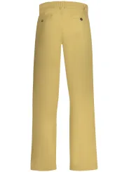 Chinohose Gerade Baumwolle mit 5 Taschen & Logo