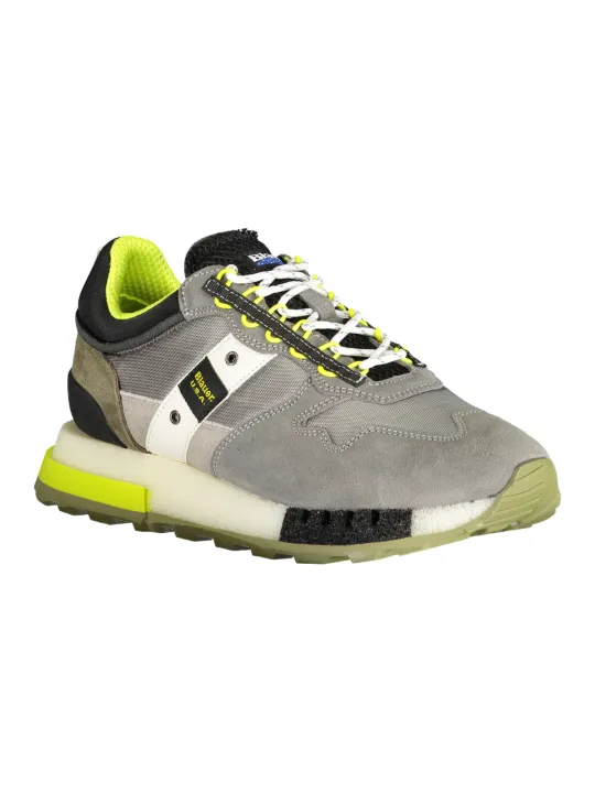 "Blauer Sneakers im Sale | Blauer Sneakers mit Kontrastdetails und herausnehmbarem Fußbett online kaufen"|Planet-Deluxe