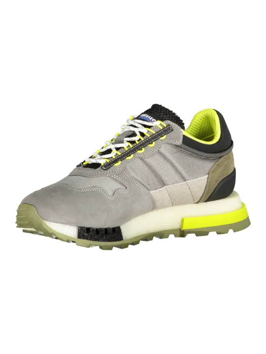 "Blauer Sneakers im Sale | Blauer Sneakers mit Kontrastdetails und herausnehmbarem Fußbett online kaufen"|Planet-Deluxe