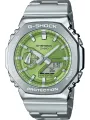 Grüne Casio Digitaluhr aus Stahl