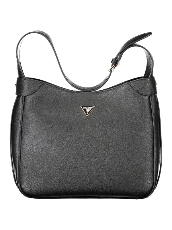GUESS Fedora Tasche Schwarz – Verstellbarer Griff, Seltenheit