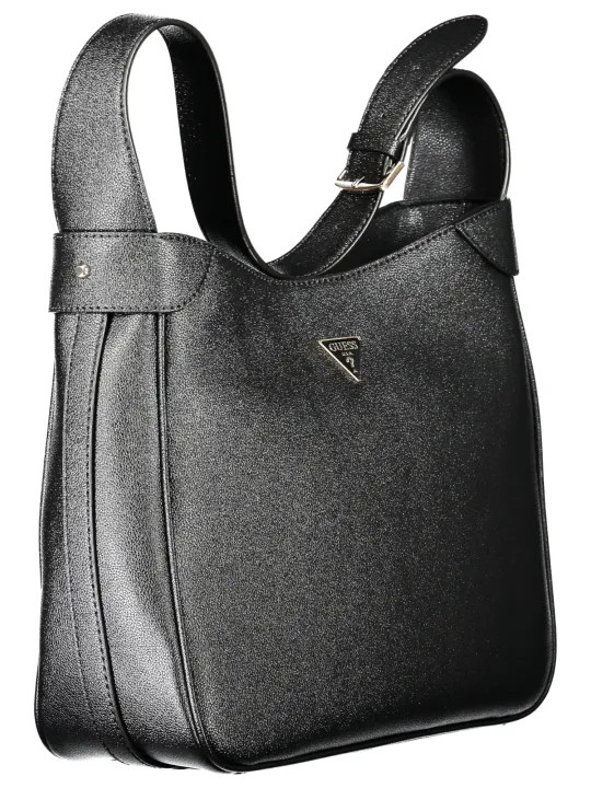 GUESS Fedora Tasche Schwarz – Verstellbarer Griff, Seltenheit