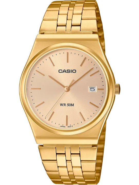 Goldene Casio Herrenarmbanduhr Gelb