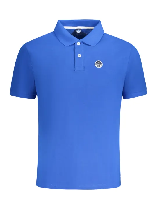 "North Sails Poloshirts im Sale | Poloshirt Kurzarm 2 Knöpfe Logo Applikation online kaufen"|Planet-Deluxe