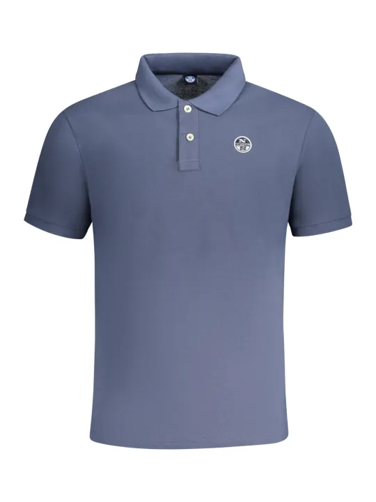 "North Sails Poloshirts im Sale | Poloshirt Kurzarm 2 Knöpfe Logo Applikation online kaufen"|Planet-Deluxe
