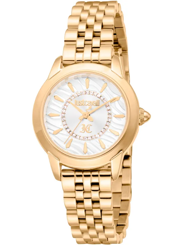 Goldfarbene Just Cavalli Damen Uhr Goldfarbene Just Cavalli Damen Uhr