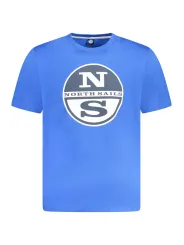 "North Sails T-Shirts im Sale | Kurzarmshirt Rundhals Logo Druck North Sails 996018000 online kaufen"|Planet-Deluxe