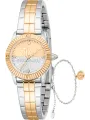 Graue Just Cavalli Damenuhr mit Diamanten